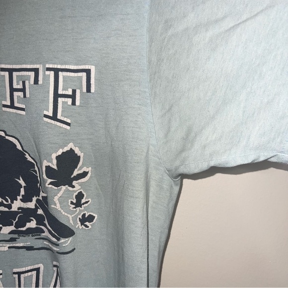 Quality Goods Banff Canada National Park Single Stitch Pale Blue T-shirt Large - Picture 3 of 13